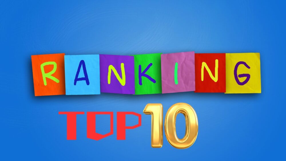 カラフルな文字でRANKINGと表示