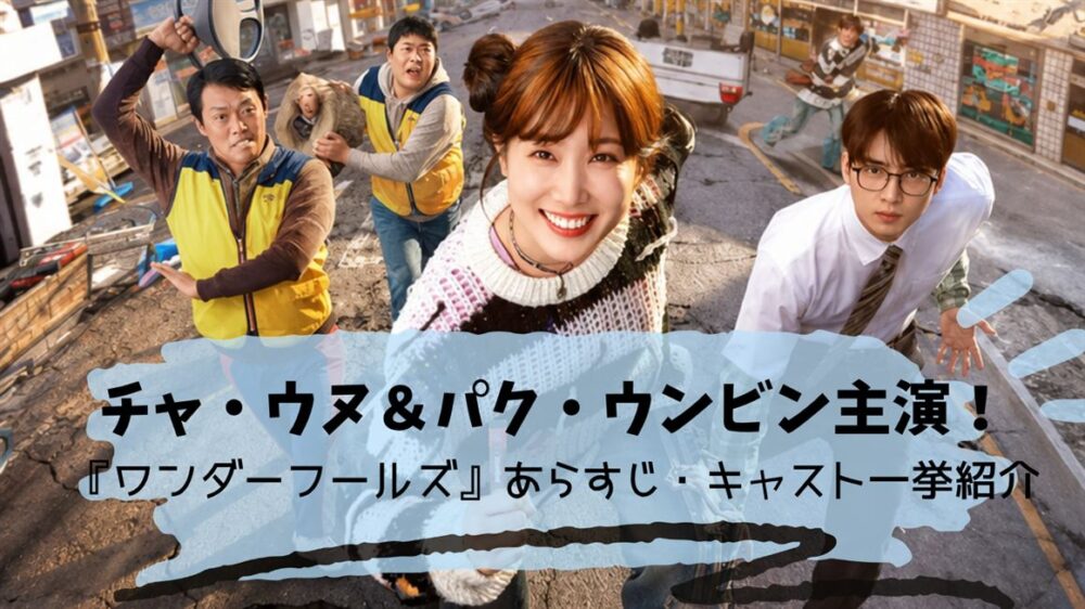 韓国ドラマワンダーフールズアイキャッチ、チャ・ウヌ＆パク・ウンビン主演あらすじキャスト一挙紹介の記事サムネイル画像